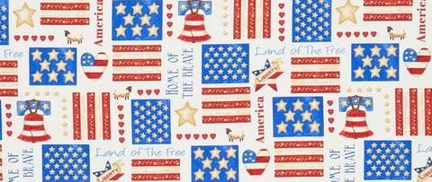 Jan Allyson Americana Fabric