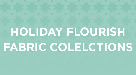 Shop our collection of Holiday Flourish quilt fabrics here.