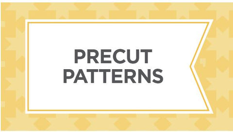 Buy patterns for precut quilting fabric here.