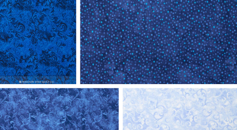 Sapphire Sky by Wilmington Prints