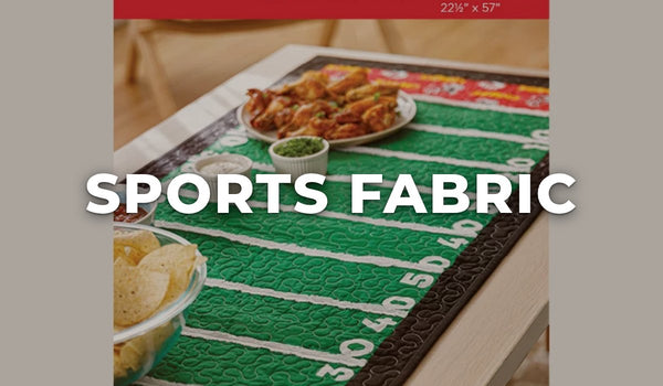 Sports Fabric at Missouri Star Quilt Co.