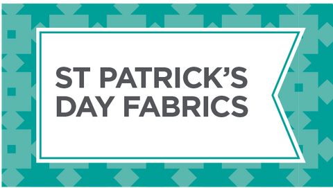 Shop our selection of St. Patrick's Day fabrics here.