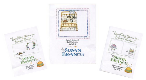 susan branch quilt labels