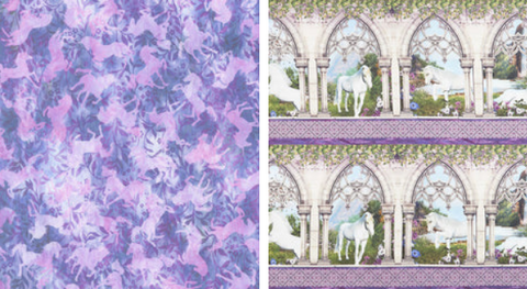 Unicorns by In the Beginning Fabrics