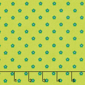 Wild Abandon - Whimsy Green Yardage Primary Image