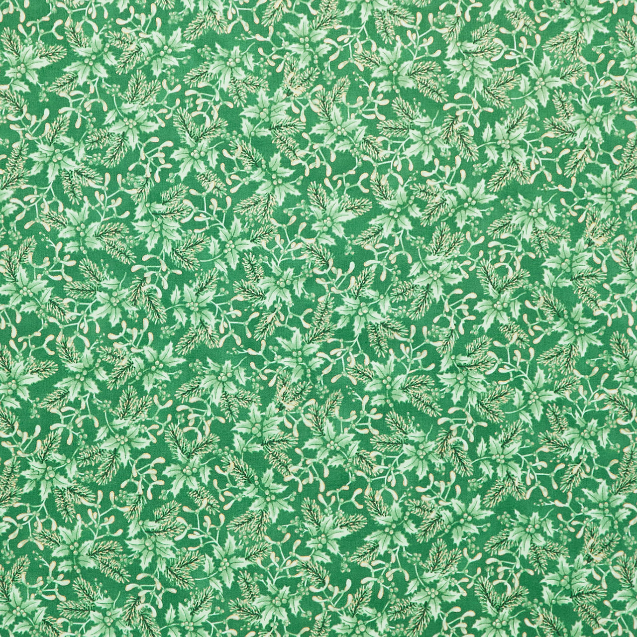 Holiday Flourish - Festive Finery - Spearmint ColorstorySprigs Pine Yardage Primary Image