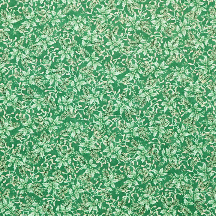 Holiday Flourish - Festive Finery - Spearmint ColorstorySprigs Pine Yardage Primary Image