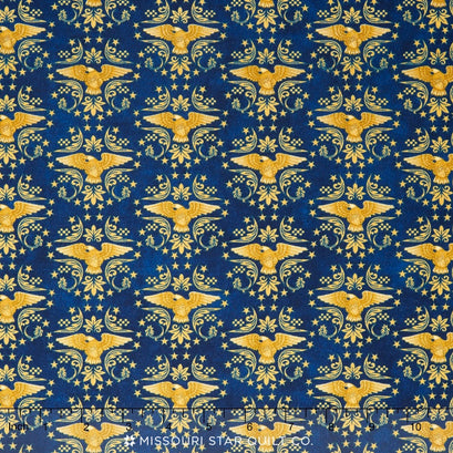 For Love of Country - Eagles Light Navy Yardage