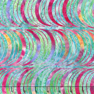 Artisan Batiks - Optical Illusion Crescent Herringbone - Multi Yardage