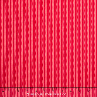 Santa Express - Stripe Red Yardage