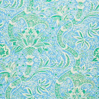 Kaffe Fassett x The Original Morris & Co. - Indian Aqua Yardage