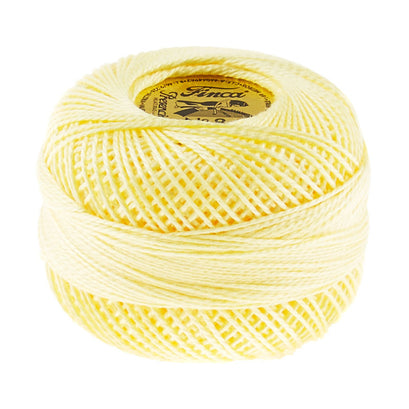 Presencia Perle Cotton Thread Size 8 Light Yellow
