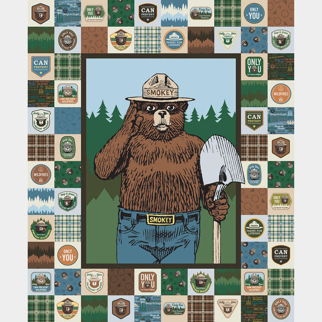 Only You (Riley Blake) - Smokey the Bear Multi Panel Primary Image