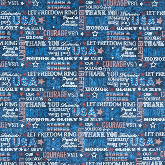 Stars and Stripes - Words Yardage
