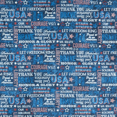 Stars and Stripes - Words Yardage