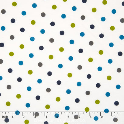 Cozy Cotton Boy - Marine Flannel Yardage