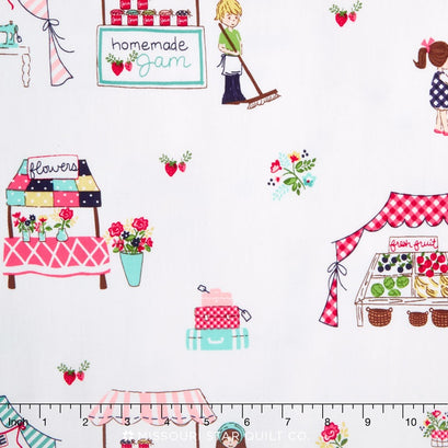 Vintage Market - Main White Yardage