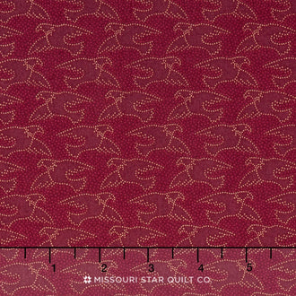 Patriotic for Quilts of Valor Foundation - Majestic Red Yardage