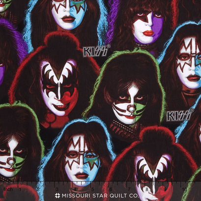 KISS - Bandmates Black Yardage