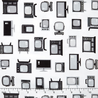 Let Me Entertain You - Television White Yardage