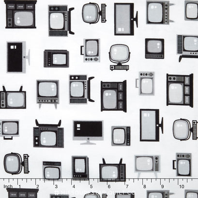 Let Me Entertain You - Television White Yardage