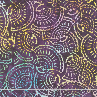 Tonga Batiks - Dragonfly Seashell Carnival Yardage
