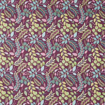 Fragrant Fields - Sprigs Maroon Yardage