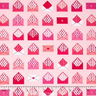 Sealed with a Kiss - Sweet Envelopes Yardage
