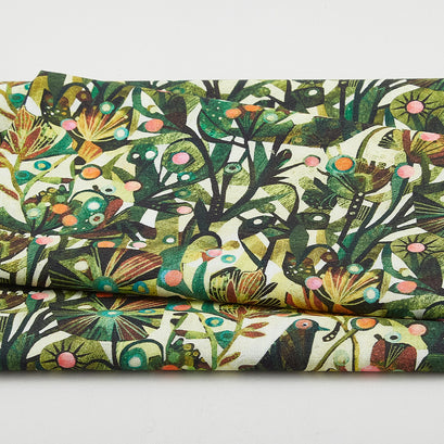 In The Pink - Sabah Green 1 Yard Cut