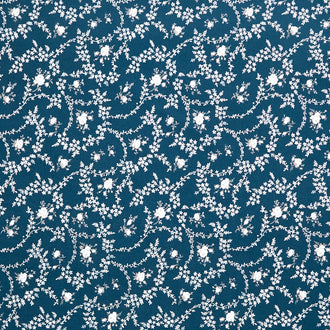 Serenity Blues - Vines Navy Yardage