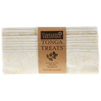 Tonga Treats Batiks - Pearl 10" Squares