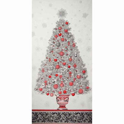 Winter's Grandeur 4 - Winter Colorstory Tree Winter Metallic Panel
