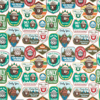 Only You - Main Patches Cream Yardage
