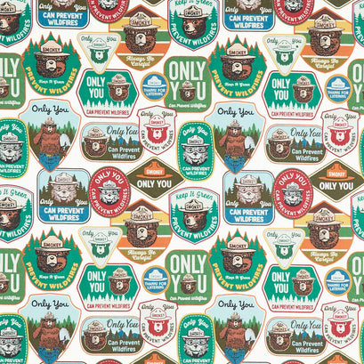 Only You - Main Patches Cream Yardage