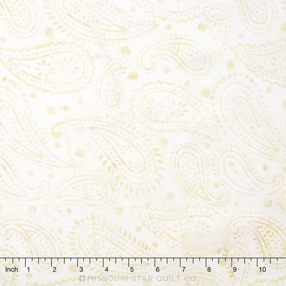 Tonga Batiks - Cloud Henna Paisley Ivory Yardage