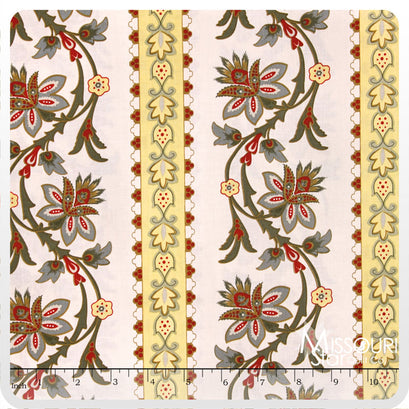 French Courtyard - Border Yellow Yardage