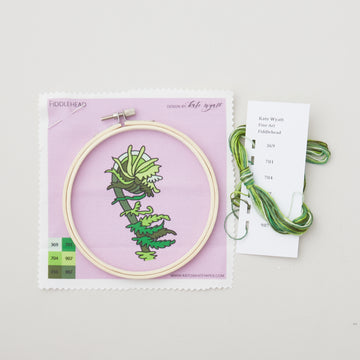 Fiddlehead Embroidery Kit Alternative View #1