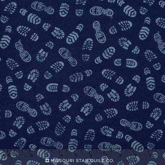 Modern Scouting - Scout Prints Navy Yardage