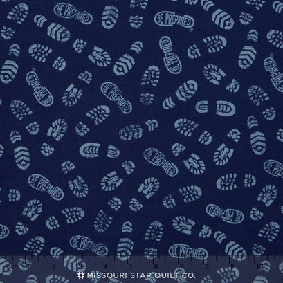 Modern Scouting - Scout Prints Navy Yardage