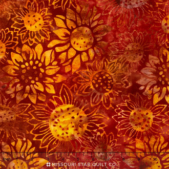 Artisan Batiks - Cornucopia 7 Flowers Autumn Yardage