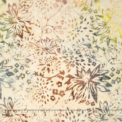 Tonga Batiks - Romance Khaki Yardage