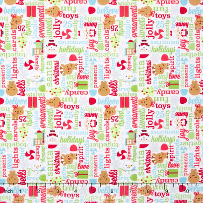 Santa Express - Greetings Multi Yardage