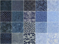 Tonga Treats Batiks - Indigo Dreams 2.5" Strips