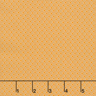 Circa - Sharp Cheddar Little Daisy Khaki Yardage