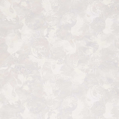 Oriental Gardens - Emblems Cream Digitally Printed Yardage