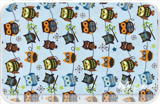 Hoot - Roll Call Sky Blue Yardage