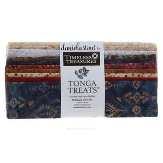 Tonga Treat Batik - Sophisticate 10" Sqaures