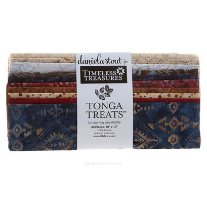 Tonga Treat Batik - Sophisticate 10" Sqaures