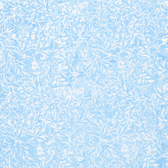 Tonga Batiks - Bluebell Royalty Floral Breeze Yardage