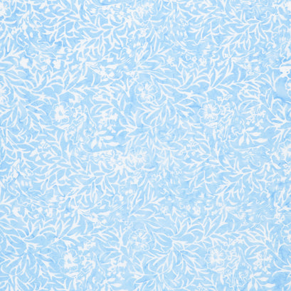 Tonga Batiks - Bluebell Royalty Floral Breeze Yardage
